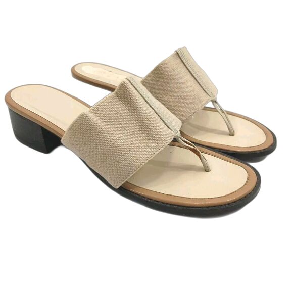 Karen Scott Sandals 8 Medium Tan And Brown #S005 - Picture 1 of 8